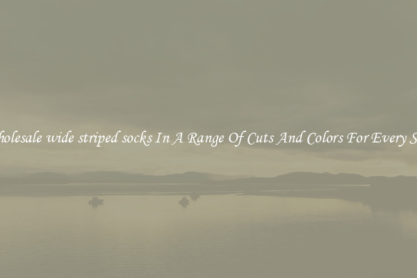 Wholesale wide striped socks In A Range Of Cuts And Colors For Every Shoe
