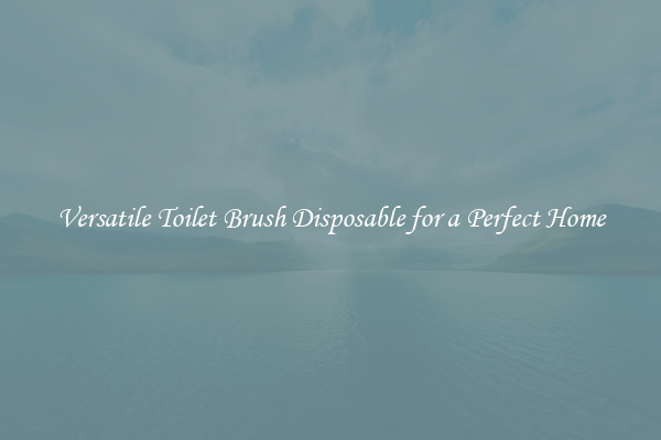 Versatile Toilet Brush Disposable for a Perfect Home