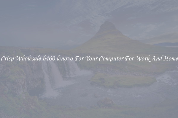 Crisp Wholesale b460 lenovo For Your Computer For Work And Home