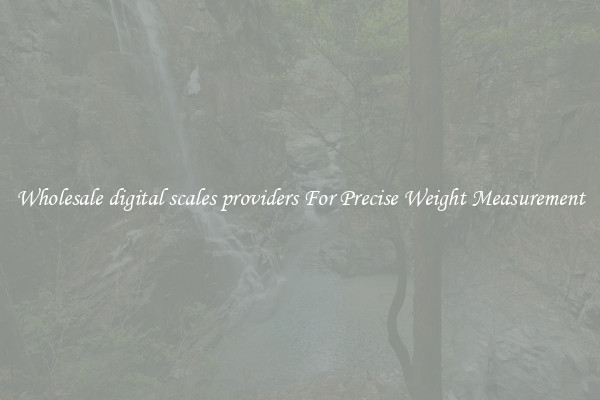 Wholesale digital scales providers For Precise Weight Measurement