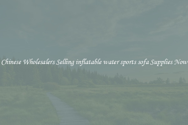 Chinese Wholesalers Selling inflatable water sports sofa Supplies Now