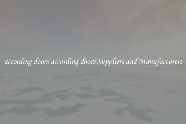 according doors according doors Suppliers and Manufacturers